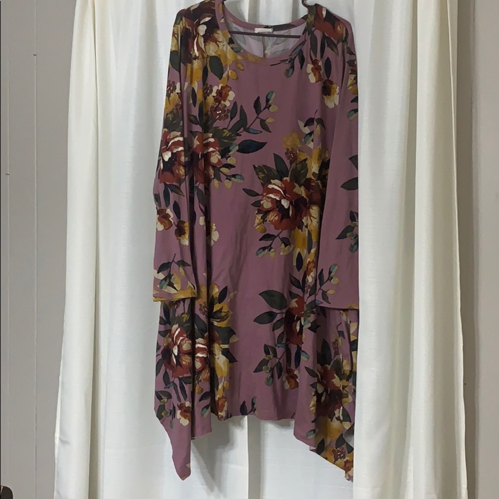 Fall long sleeve boutique dress